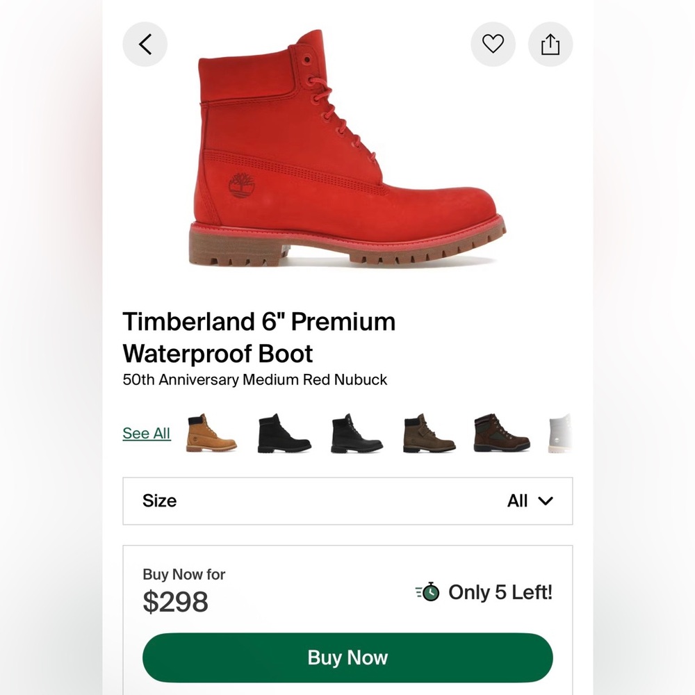 Red timberlands